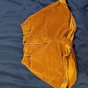 Simplee Medium Corduroy Brown Shorts